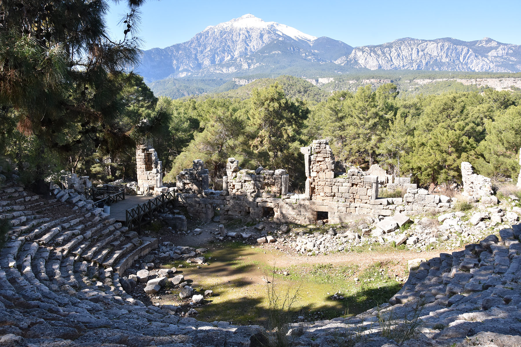 Theatre in Phaselis, Çamyuva
